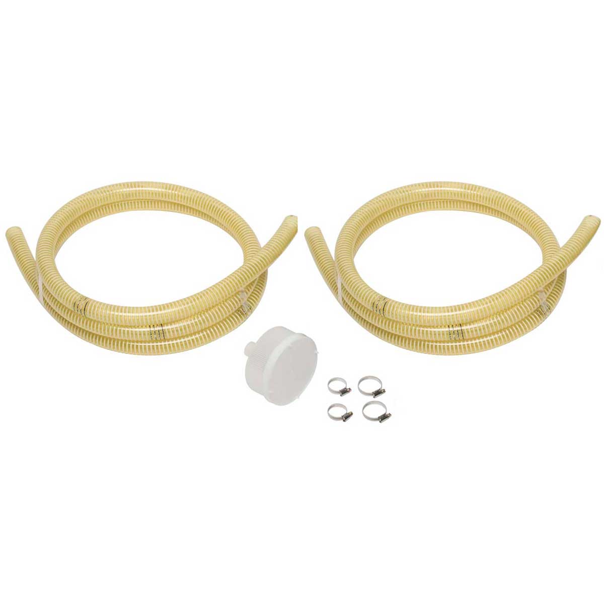 Hose set with suction and spray hose
