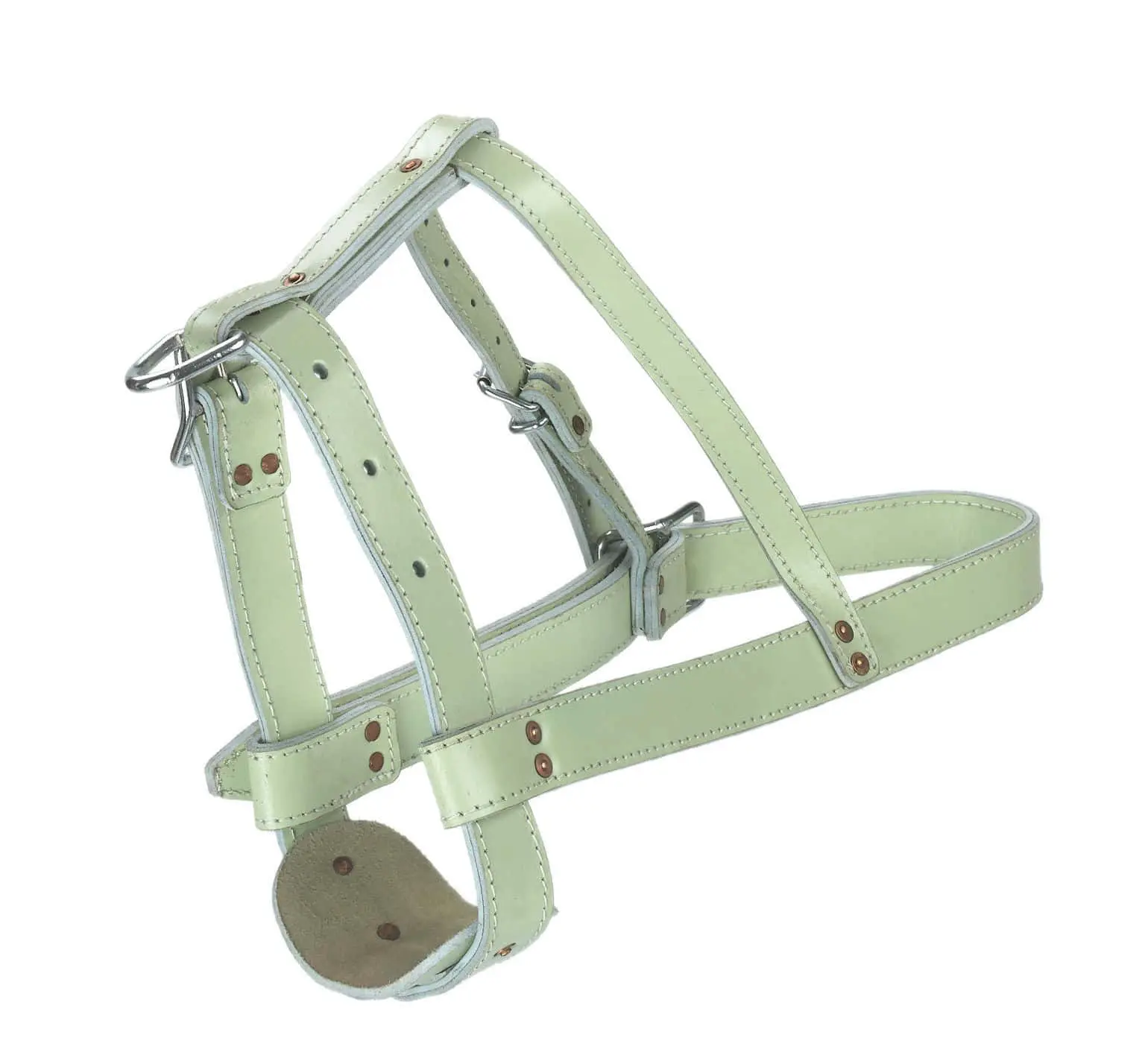 Bull halter, double layer, with heavy durable leather