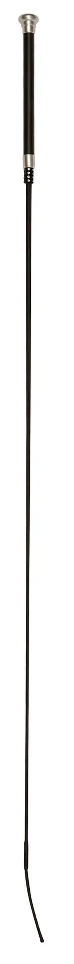 Dressage whip with glitter black