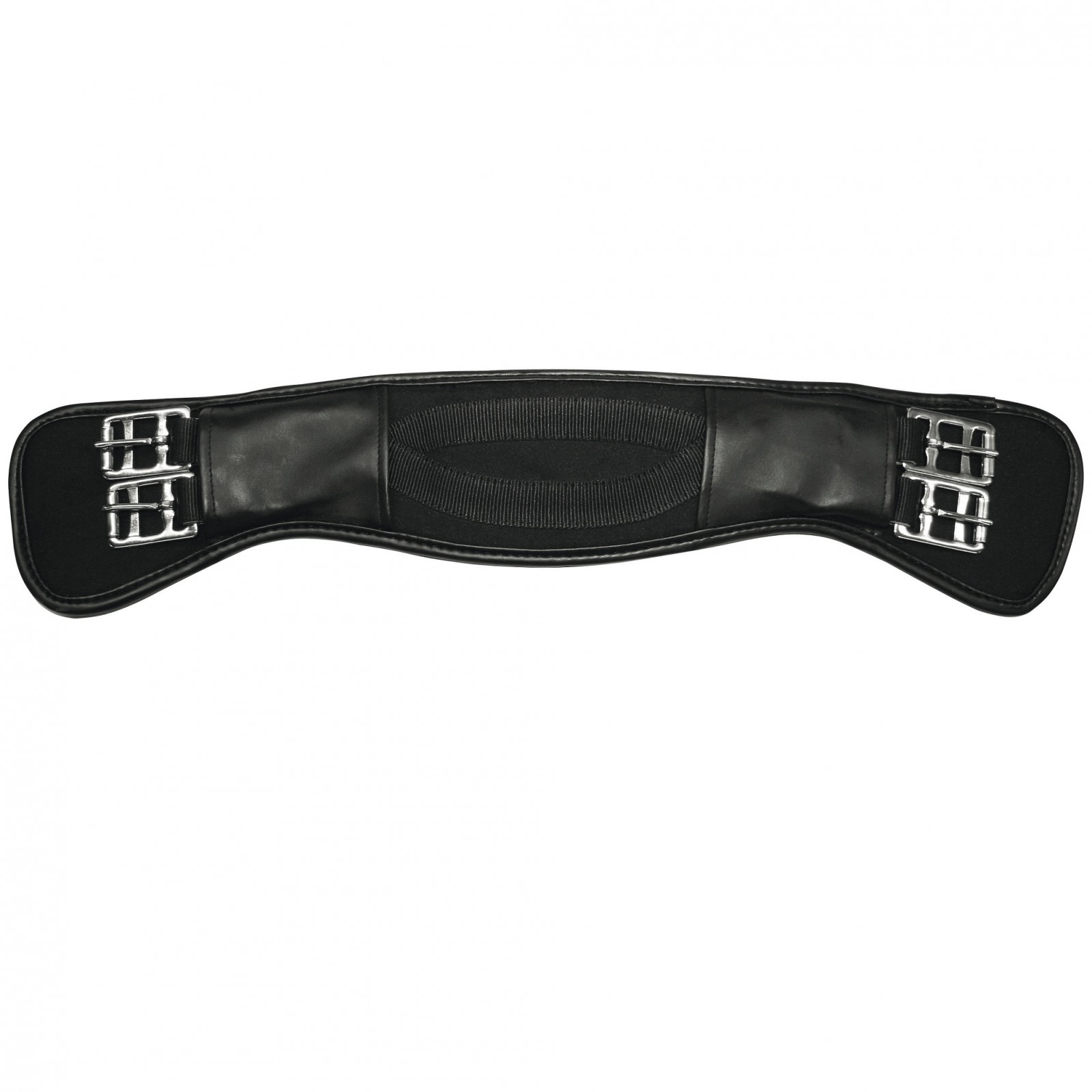 Saddle girth black, 45 cm, synthetic rubber 50 cm