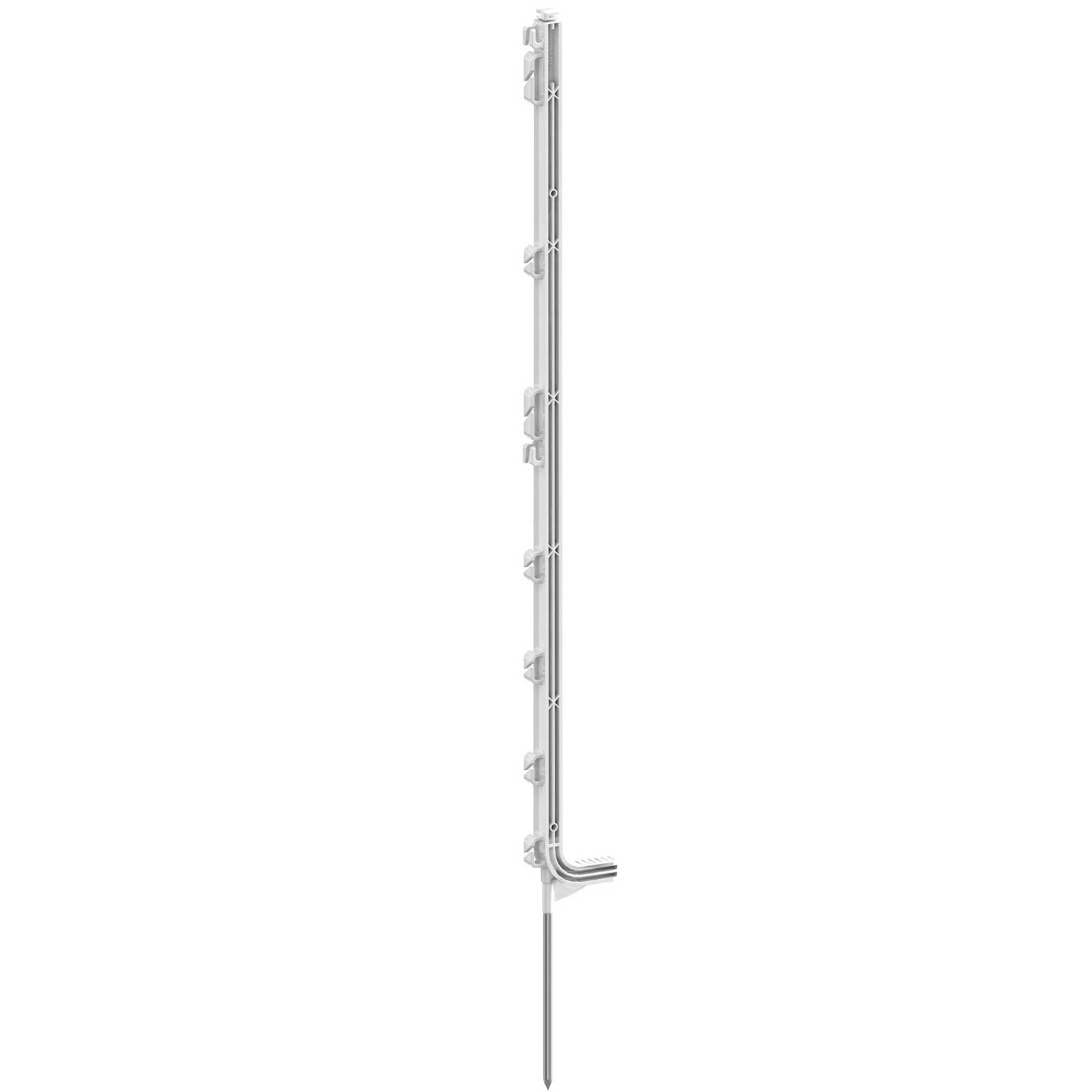 Plastic Post Premium 107 cm, white (5 pcs.)