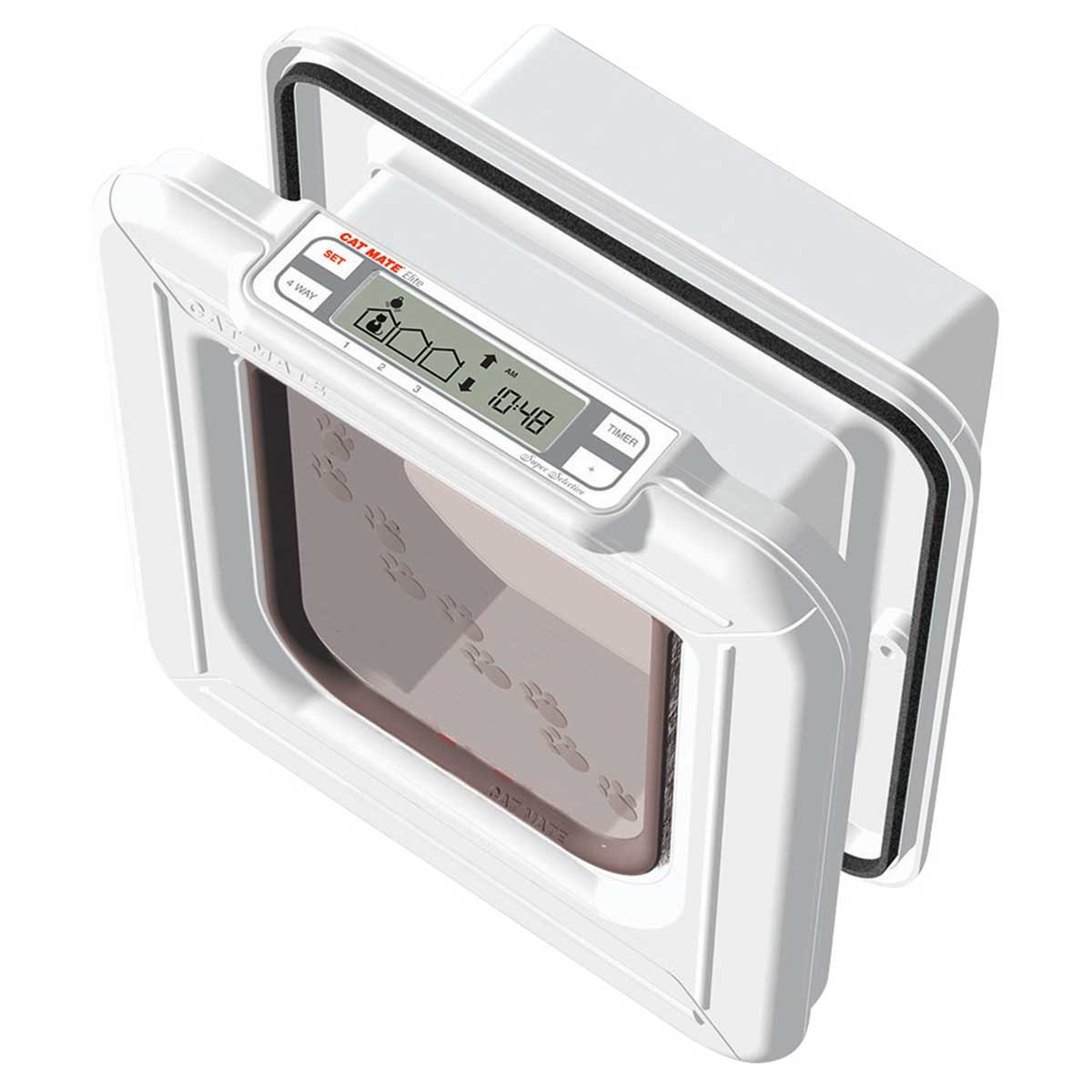 Cat Mate cat flap ELITE microchip with timer control