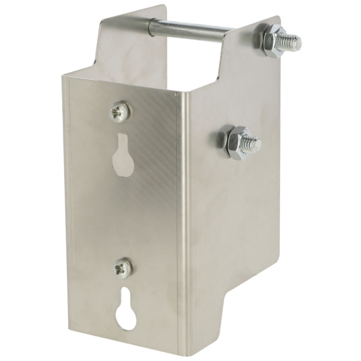 Wooden post holder for Sun Power energisers