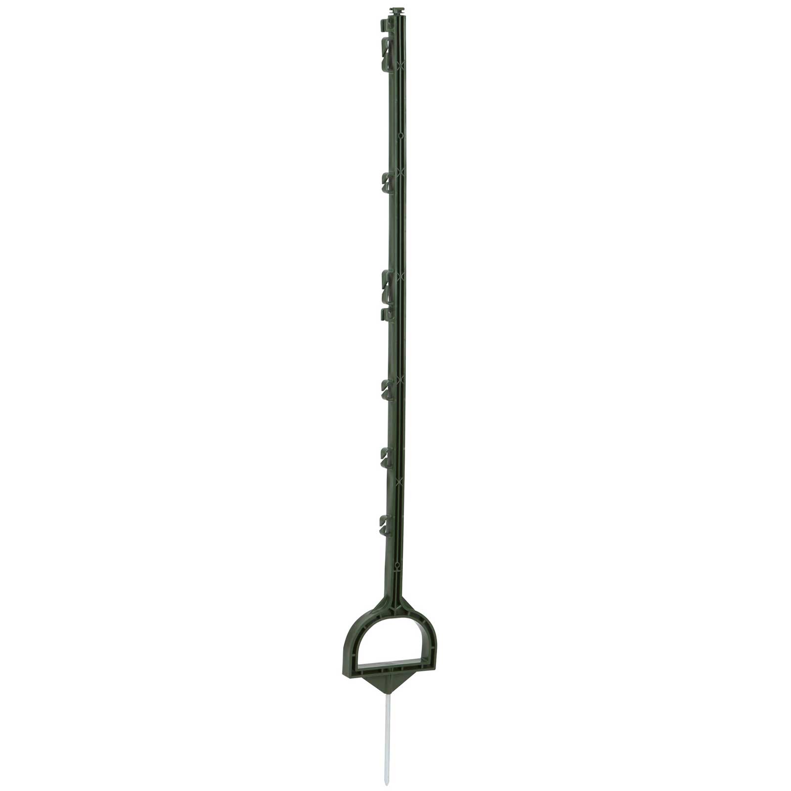 Stirrup Plastic Post, white 114 cm green (5 pcs.)