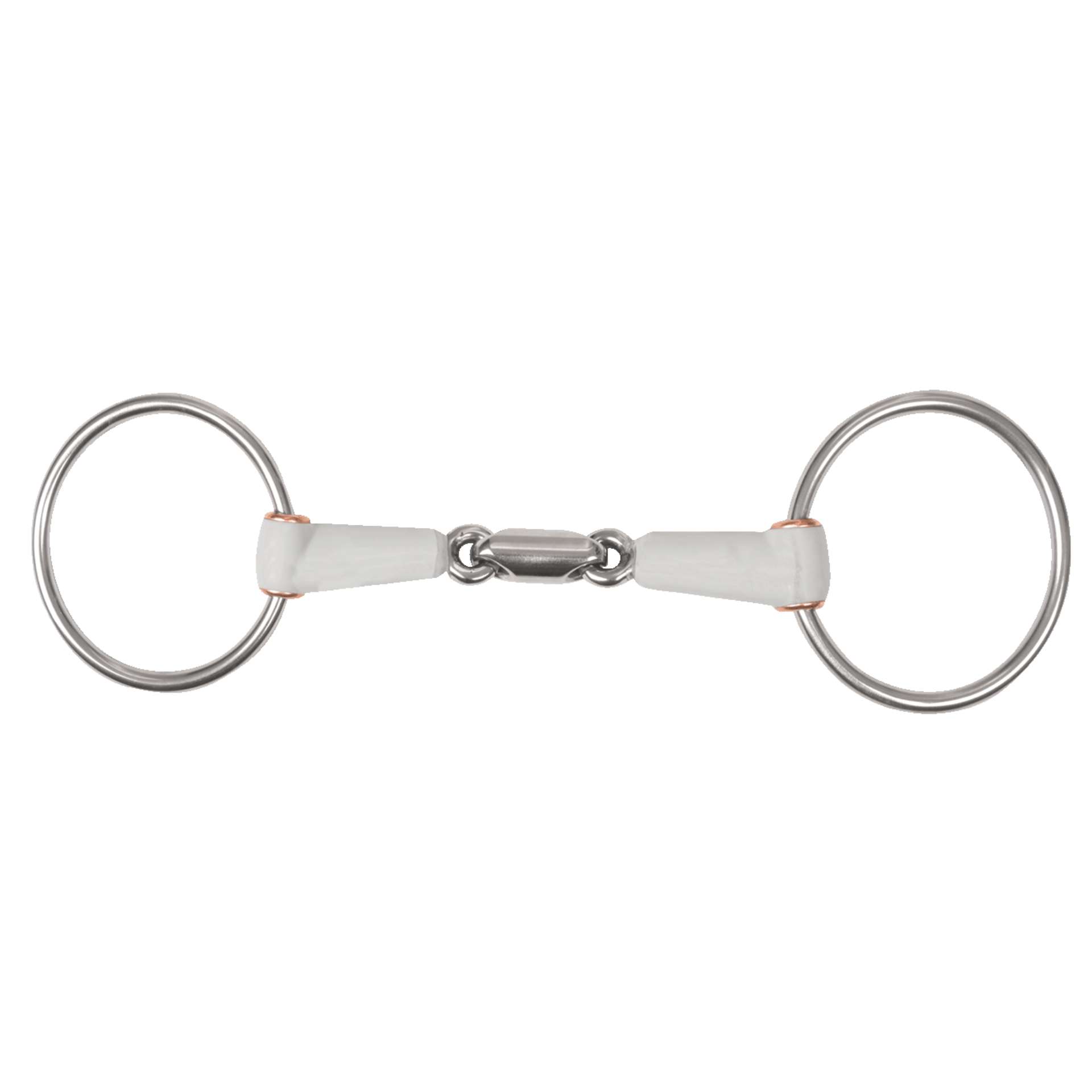 beris Snaffle, double jointed, 7.5cm ring medium 12.5 cm