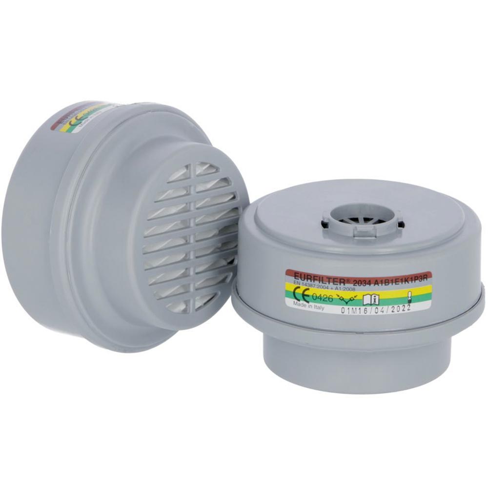 Replacement Filter Pair for Respiratory Mask VULCANO ABEK1P3