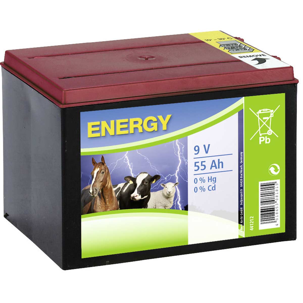 Dry Battery Zinc-Air 9 V 55 Ah