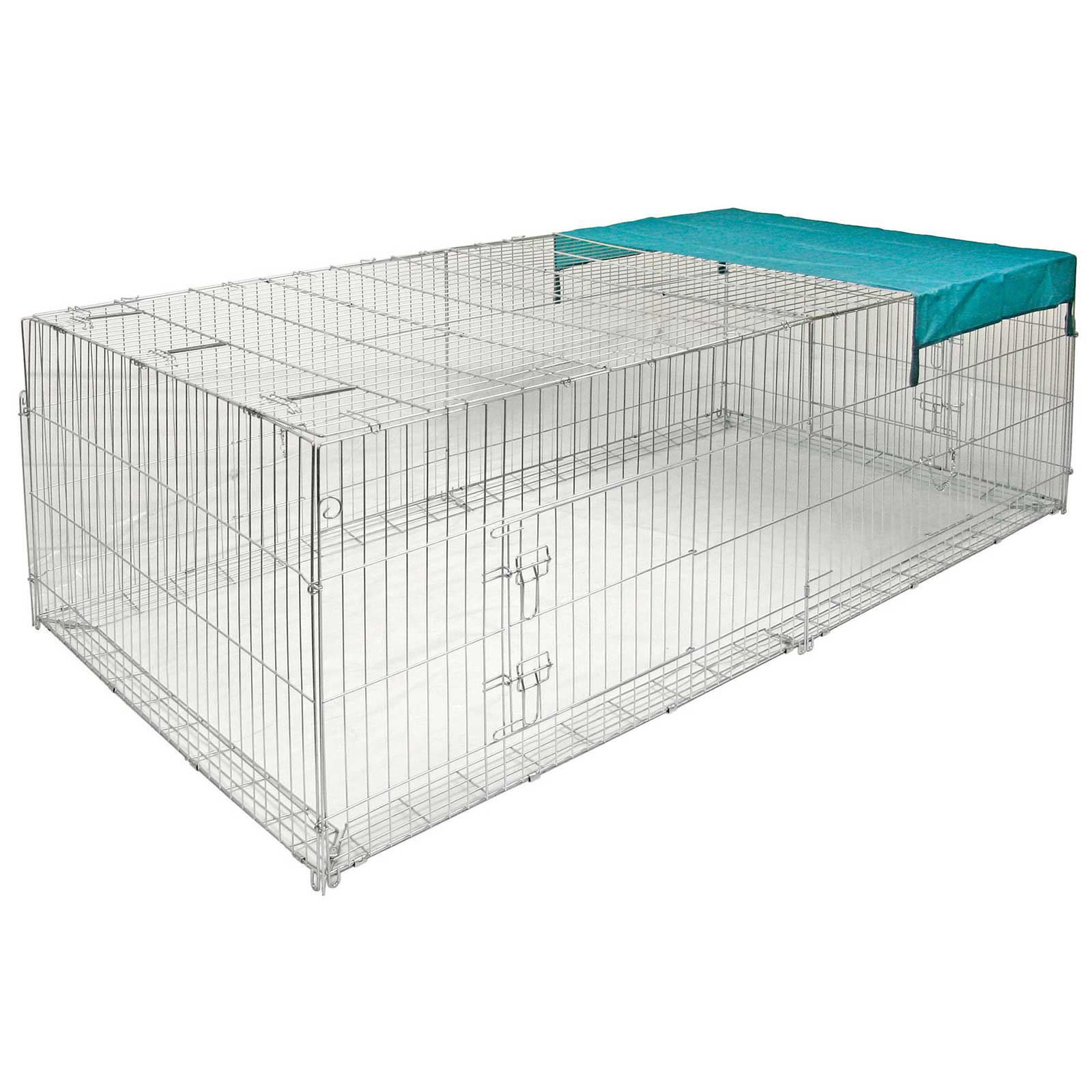Outdoor rodent enclosure with escape lock 230 cm