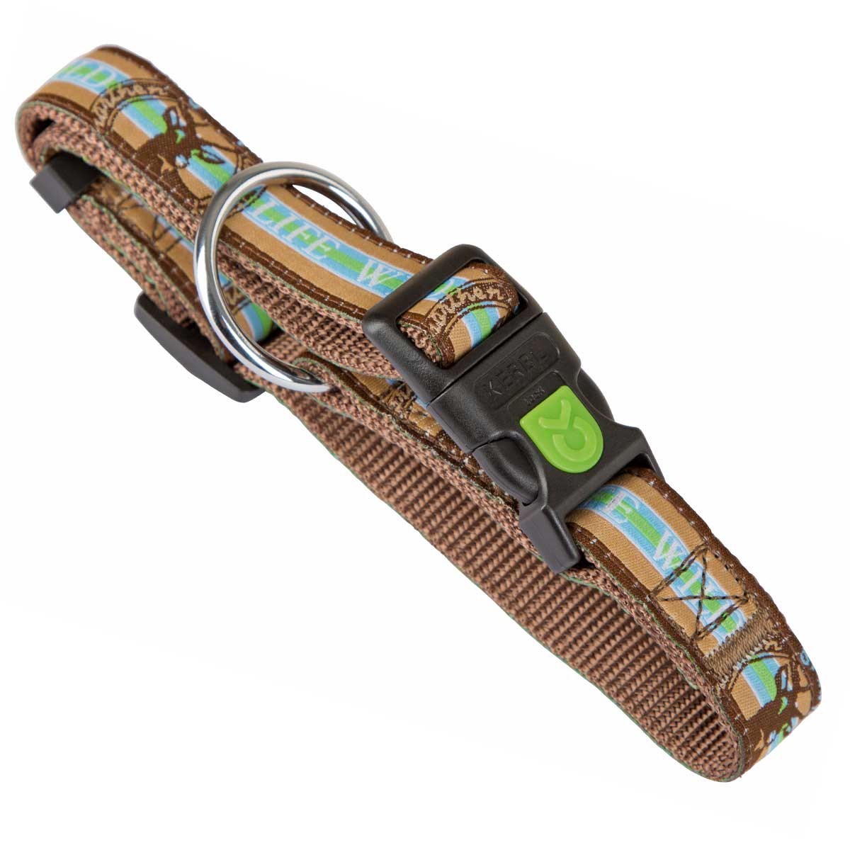 Collar Wild Life brown, 30-45cm/20mm