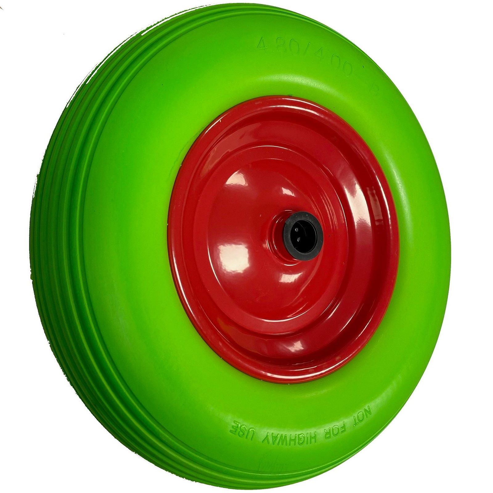 Wheelbarrow Wheel Puncture Proof, Green