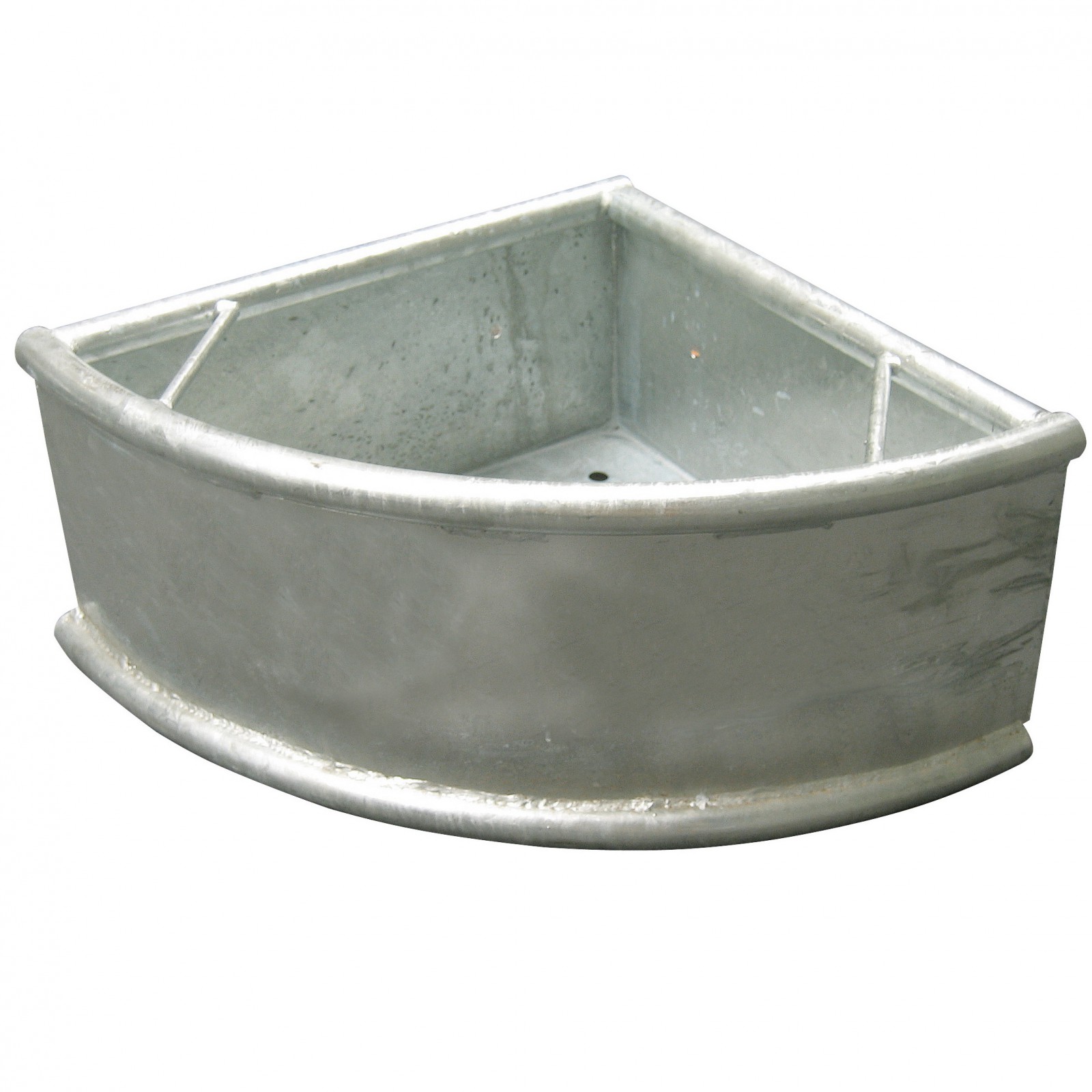 Trough triangular 35 litre galvanized